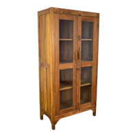 Vintage Wooden Rustic Cupboard Cabinet