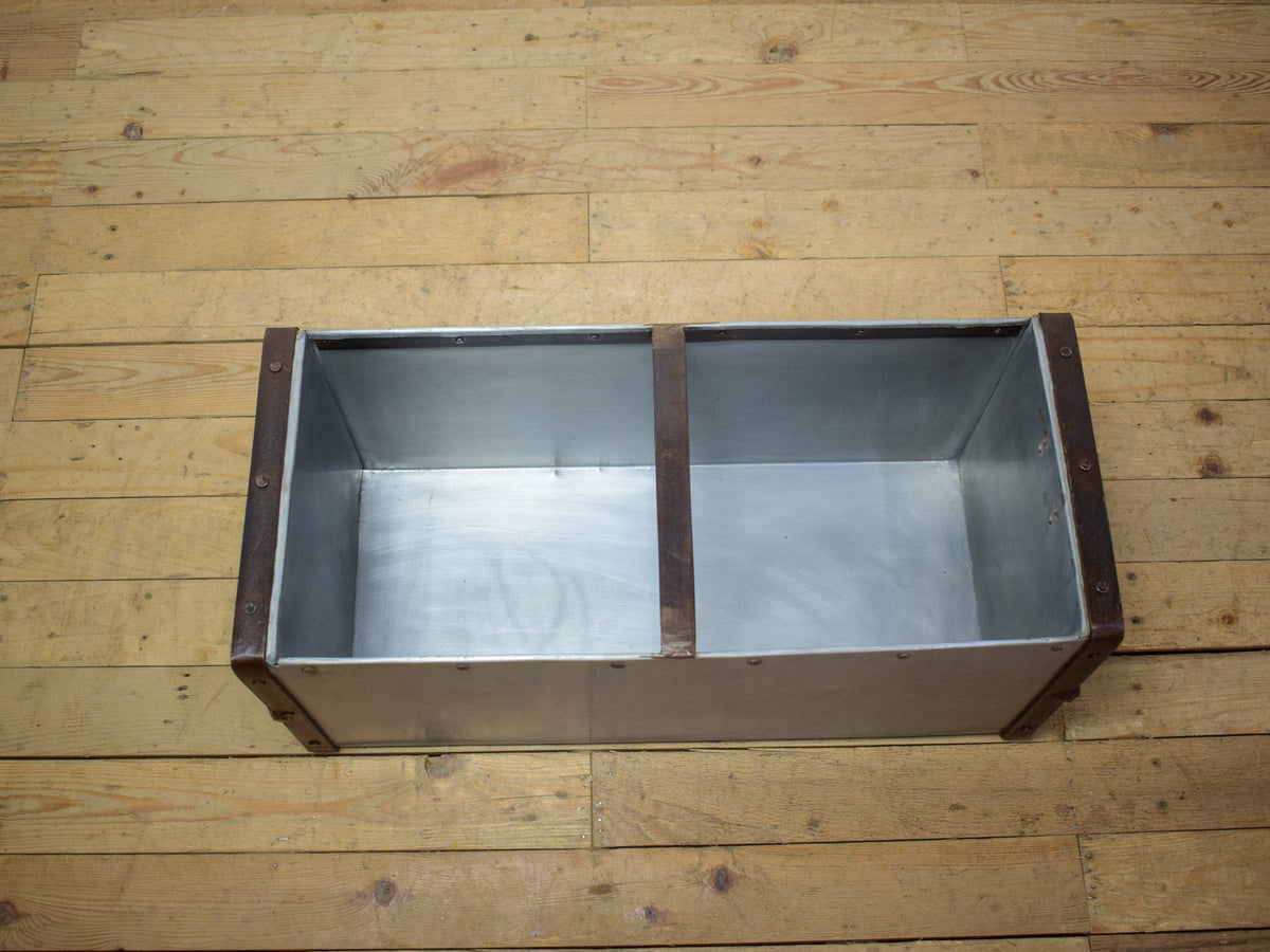 MILLWARDS® Handmade Vintage Style Galvanised Trough Planter - 60cm