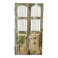 Pair of Antique Vintage Indian Doors Shutters