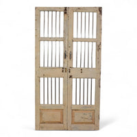Pair of Antique Vintage Indian Doors Shutters