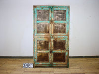 Large Vintage Rustic Wooden Cupboard Cabinet
