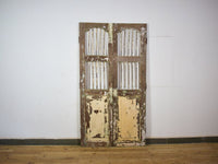 Pair of Antique Vintage Indian Doors Shutters