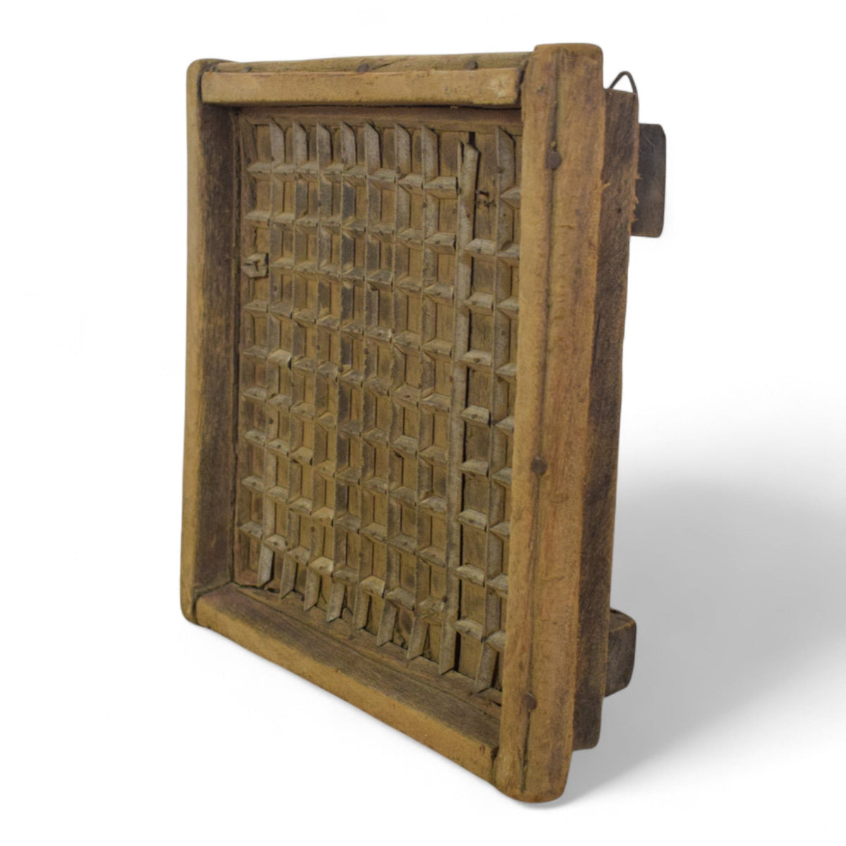 Vintage Rustic Architectural Wooden Carved Mould Board Wall Art