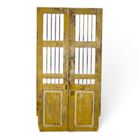 Pair of Antique Vintage Indian Doors Shutters