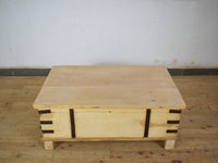 Vintage Rustic Wooden Chest Box Coffee Table