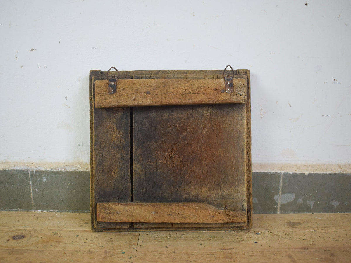 Vintage Rustic Architectural Wooden Carved Mould Board Wall Art