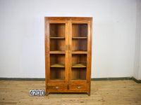 Vintage Rustic Wooden Housekeepers Cupboard Cabinet