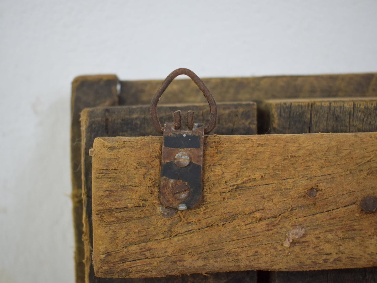 Vintage Rustic Architectural Wooden Carved Mould Board Wall Art