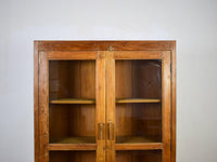 Vintage Rustic Wooden Housekeepers Cupboard Cabinet