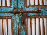Pair of Antique Vintage Indian Doors Shutters