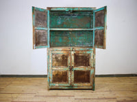 Large Vintage Rustic Wooden Cupboard Cabinet