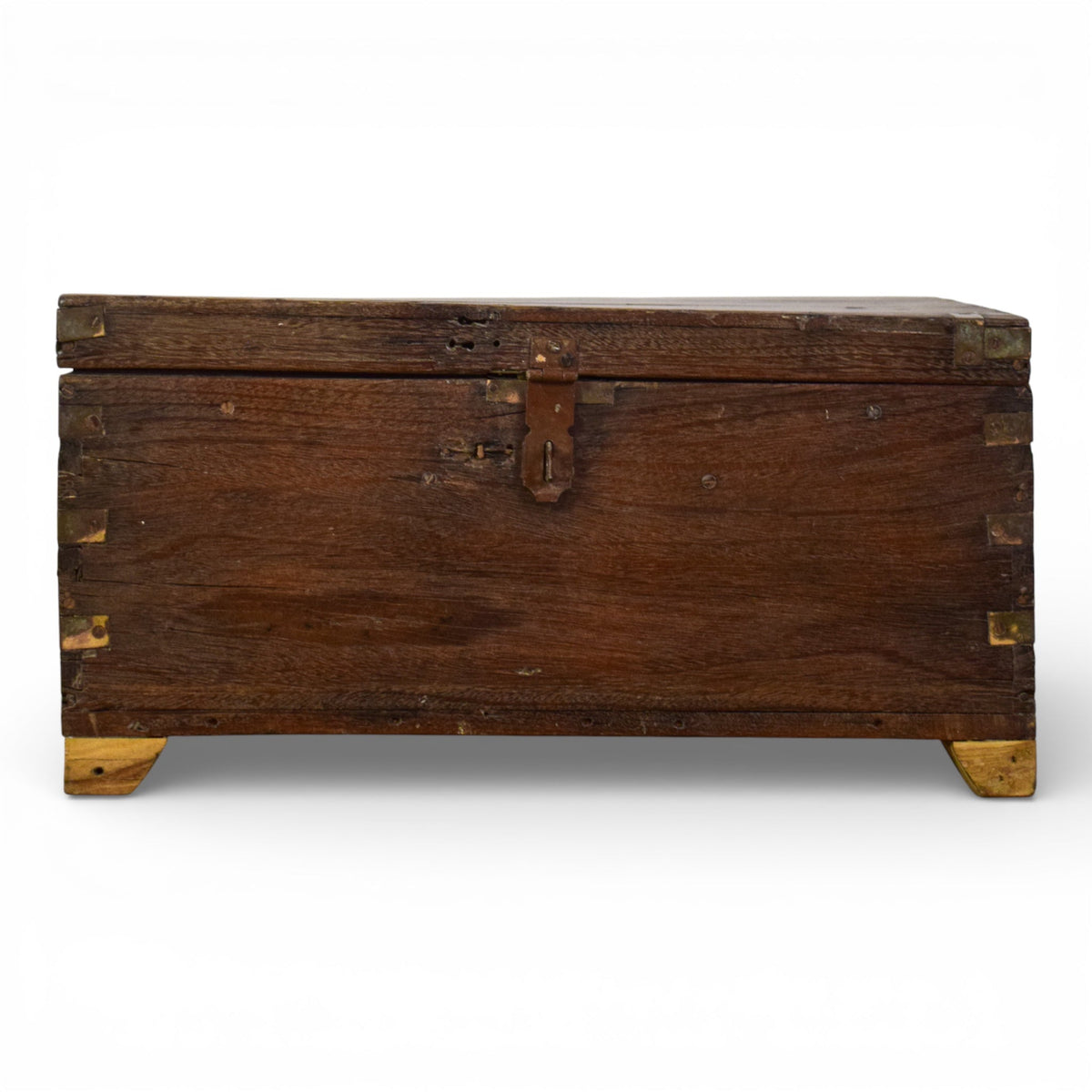 Vintage Rustic Wooden Chest Box
