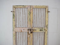 Pair of Antique Vintage Indian Doors Shutters