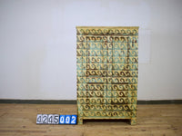 Vintage Rustic Wooden Cupboard Cabinet With Fitted Interior