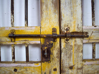 Pair of Antique Vintage Indian Doors Shutters