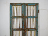 Pair of Antique Vintage Indian Doors Shutters
