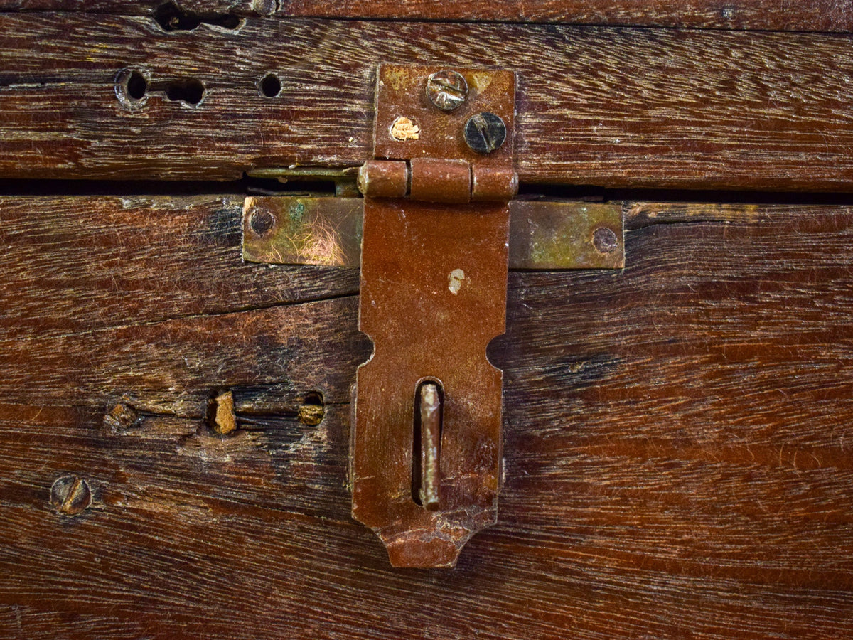 Vintage Rustic Wooden Chest Box