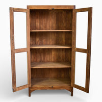 Vintage Wooden Rustic Cupboard Cabinet