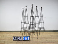 Quality Handmade Metal Garden Plant Stand Obelisk - 145 cm