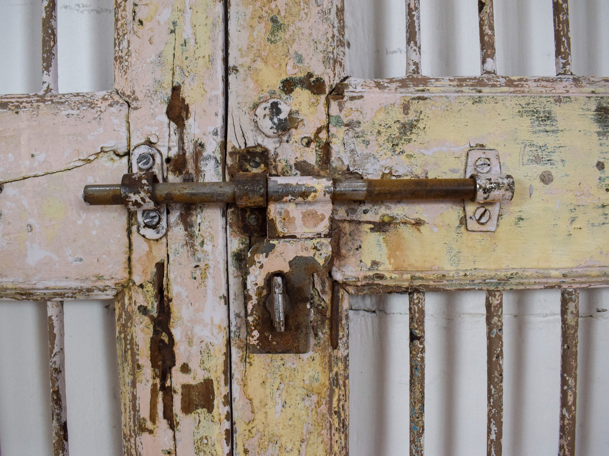 Pair of Antique Vintage Indian Doors Shutters