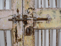 Pair of Antique Vintage Indian Doors Shutters