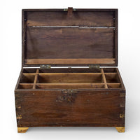 Vintage Rustic Wooden Chest Box