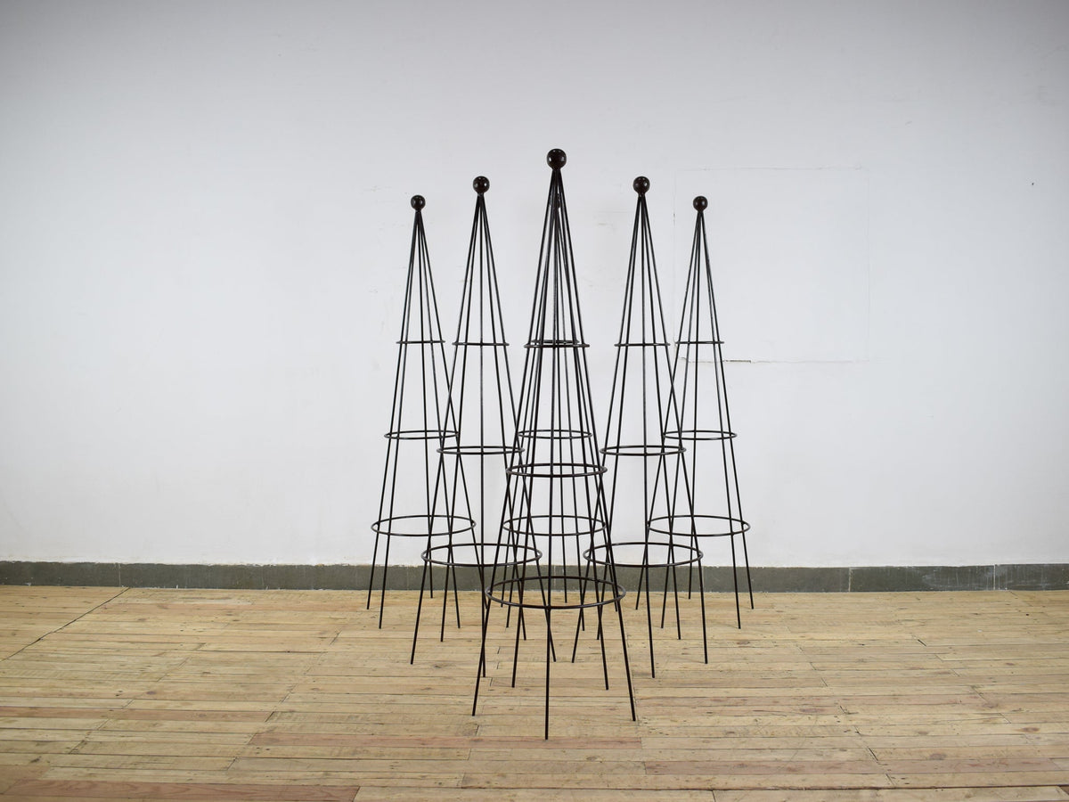 Quality Handmade Metal Garden Plant Stand Obelisk - 145 cm