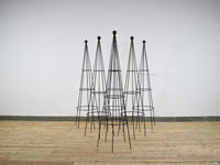 Quality Handmade Metal Garden Plant Stand Obelisk - 145 cm