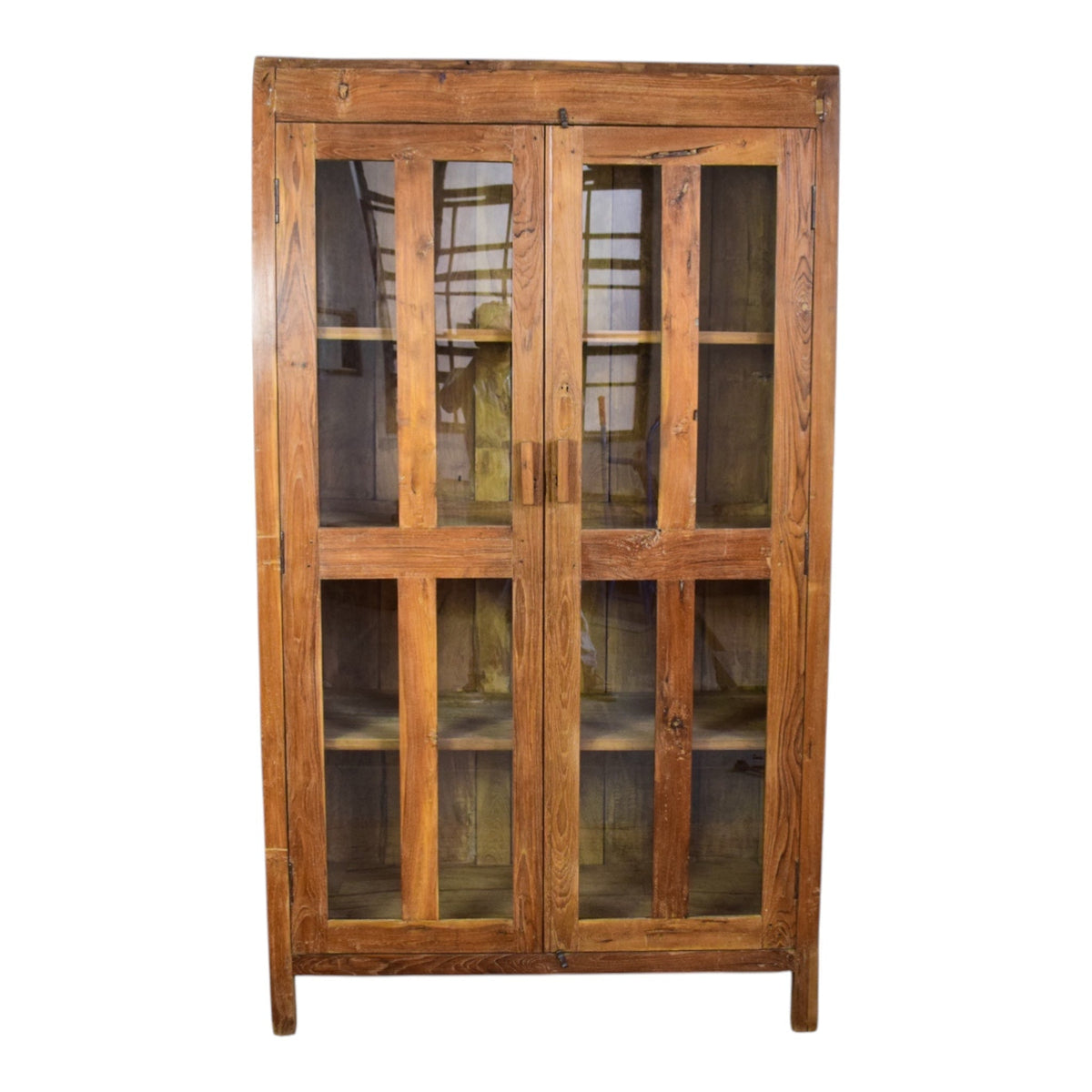 Vintage Wooden Rustic Cupboard Cabinet