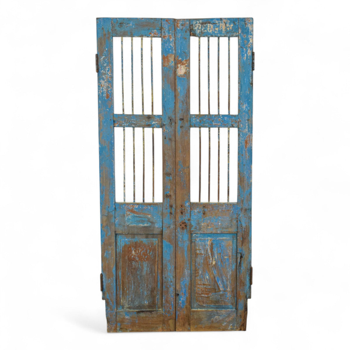Pair of Antique Vintage Indian Doors Shutters