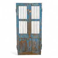 Pair of Antique Vintage Indian Doors Shutters