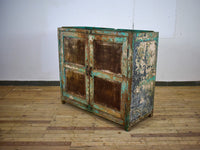 Large Vintage Rustic Wooden Cupboard Cabinet