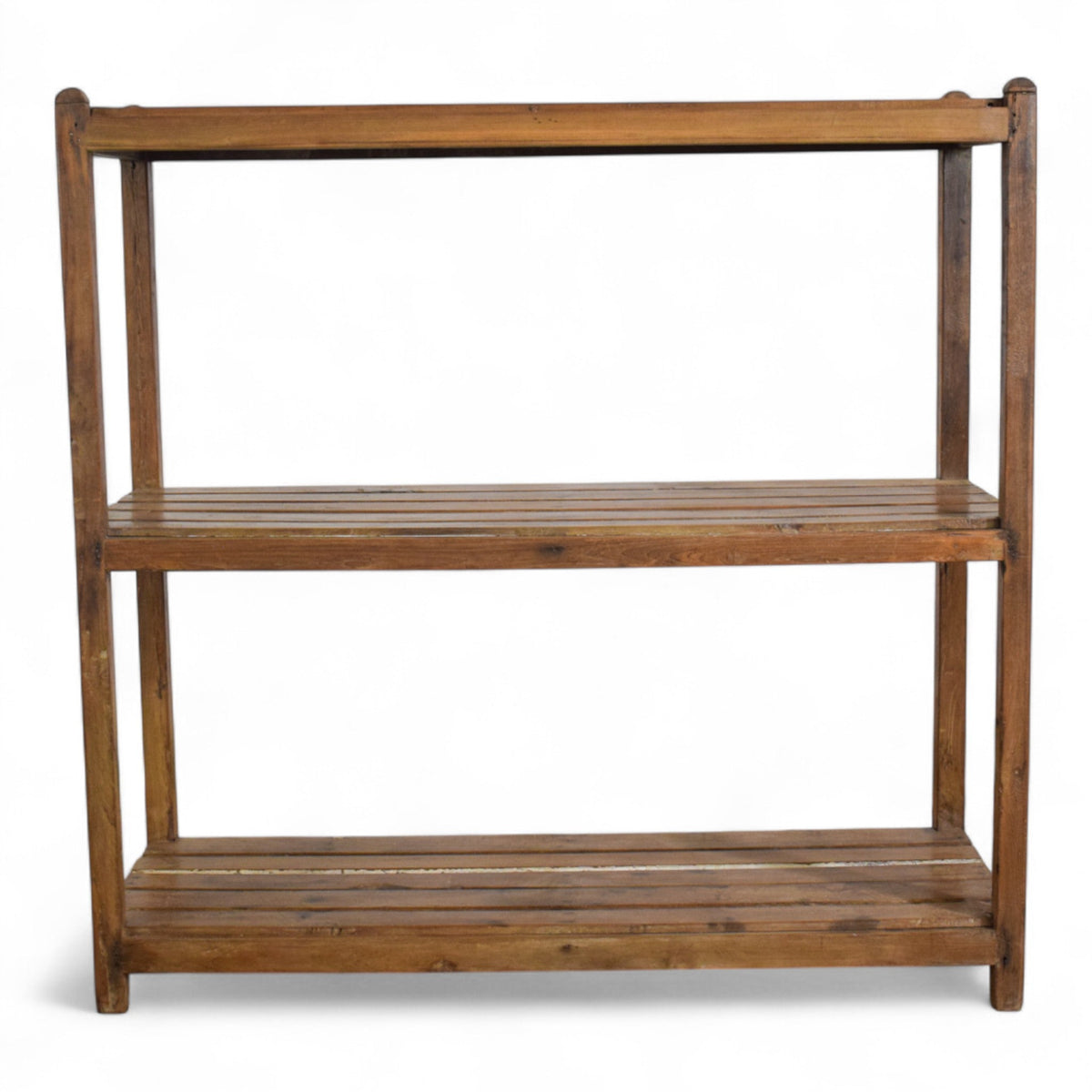 Vintage Wooden Rustic Shelves Shelving Rack Shop Display