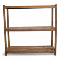 Vintage Wooden Rustic Shelves Shelving Rack Shop Display