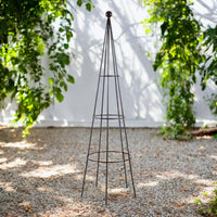 Quality Handmade Metal Garden Plant Stand Obelisk - 145 cm