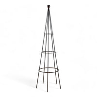 Quality Handmade Metal Garden Plant Stand Obelisk - 145 cm