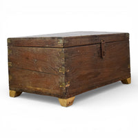 Vintage Rustic Wooden Chest Box