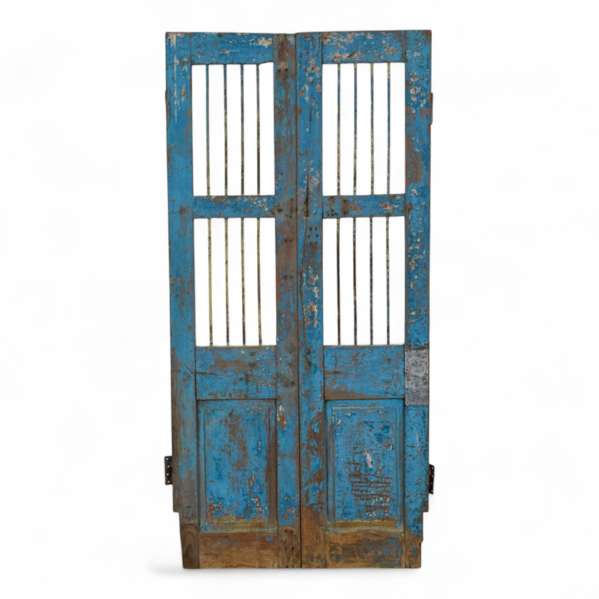 Pair of Antique Vintage Indian Doors Shutters
