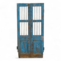 Pair of Antique Vintage Indian Doors Shutters
