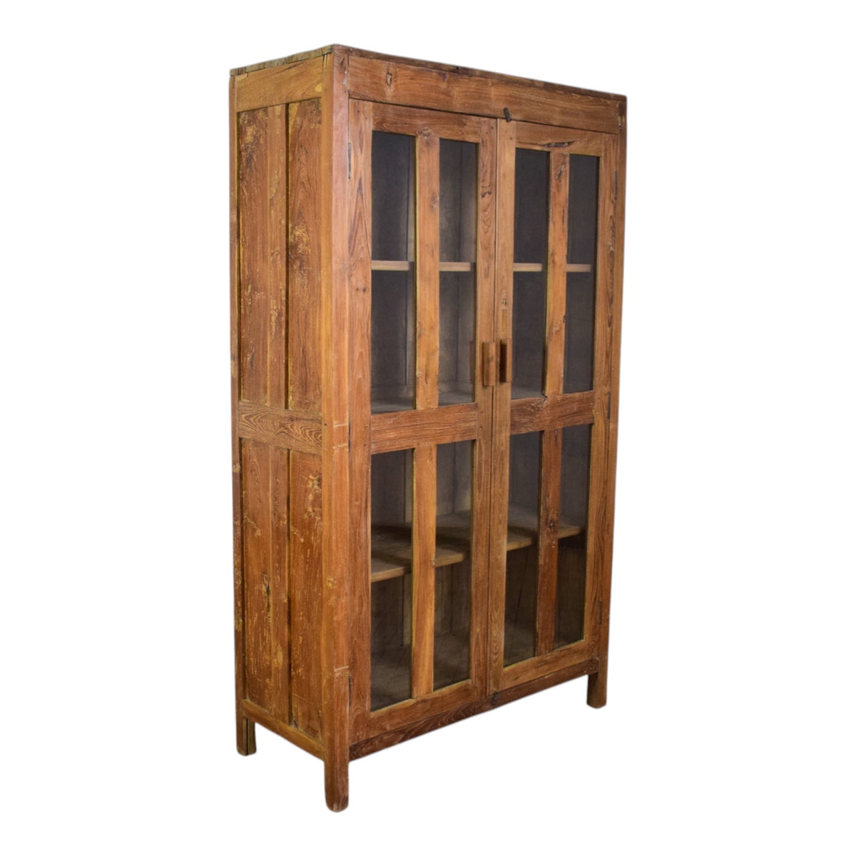 Vintage Wooden Rustic Cupboard Cabinet