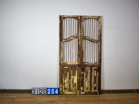 Pair of Antique Vintage Indian Doors Shutters