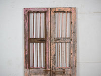 Pair of Antique Vintage Indian Doors Shutters