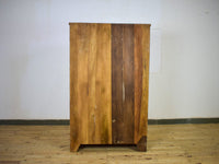 Vintage Rustic Wooden Cupboard Cabinet With Fitted Interior