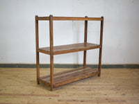 Vintage Wooden Rustic Shelves Shelving Rack Shop Display