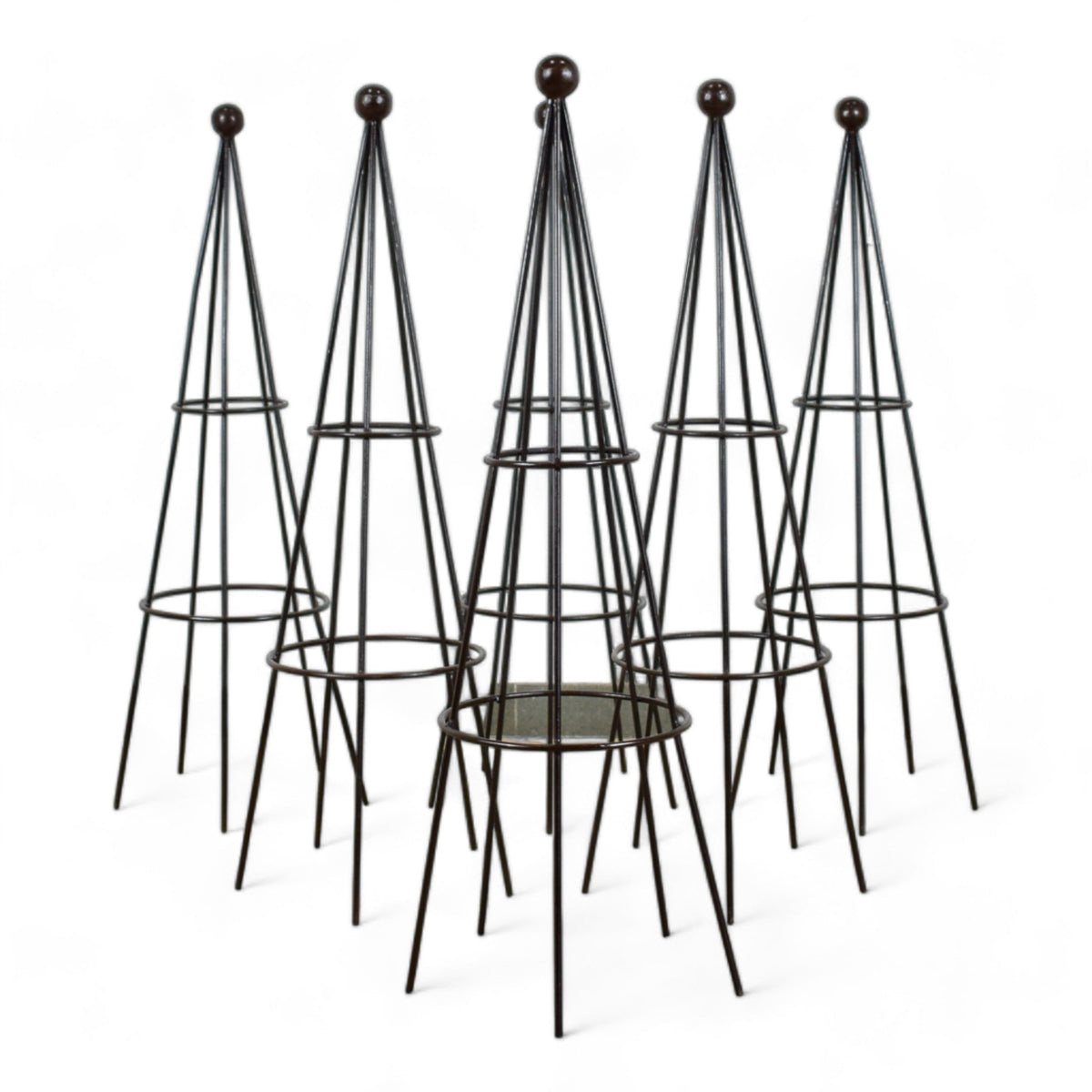 Quality Handmade Metal Garden Plant Stand Obelisk - 110 cm