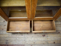 Vintage Rustic Wooden Housekeepers Cupboard Cabinet