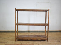 Vintage Wooden Rustic Shelves Shelving Rack Shop Display