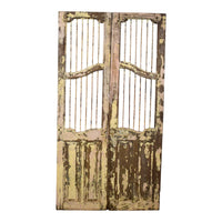 Pair of Antique Vintage Indian Doors Shutters