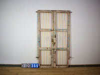 Pair of Antique Vintage Indian Doors Shutters
