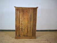 Vintage Worn Painted Rustic Cupboard Cabinet